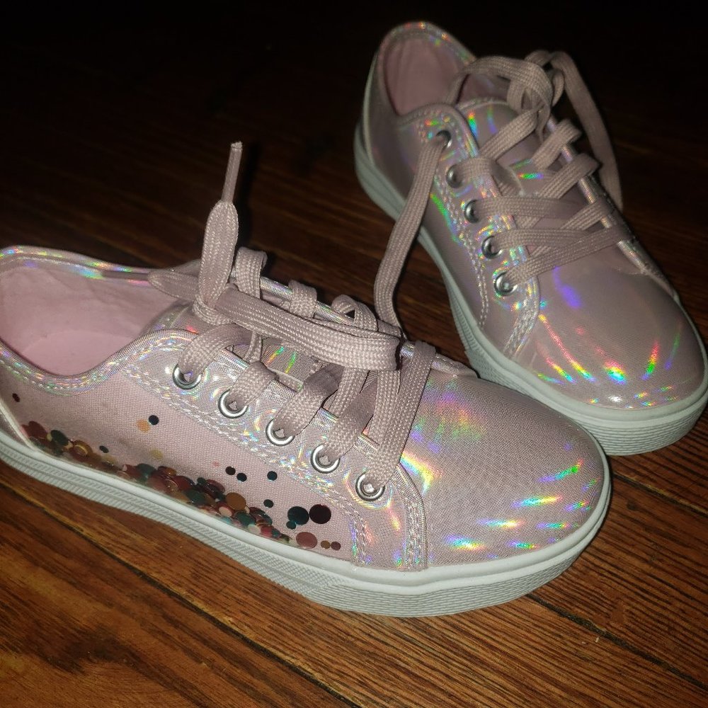 Children's Place Girl Sneakers, Size 1 (Kid), Pink